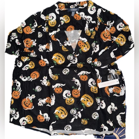 ModCloth more than charming button down top 2x nwt - Picture 1 of 3